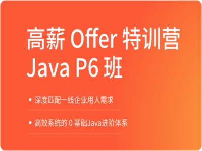 高薪Offer训练营 Java P6|拉勾|完结|MP4